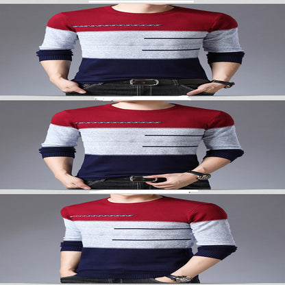 Fall Men's Sweater Fashion Slim Fit