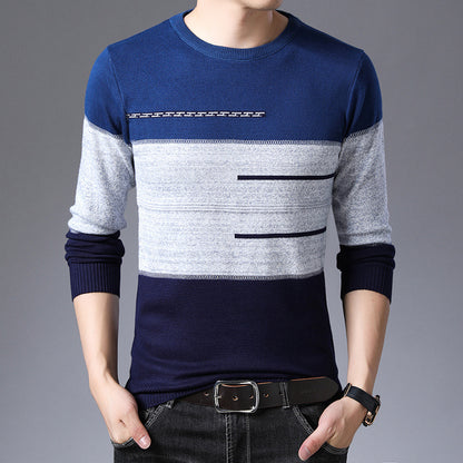 Fall Men's Sweater Fashion Slim Fit