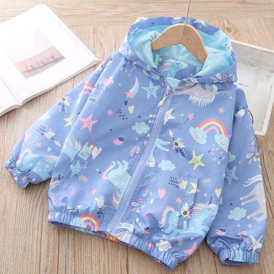 Spring And Summer Graffiti Jackets For Children And Babies