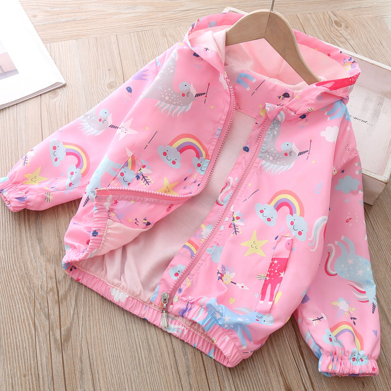 Spring And Summer Graffiti Jackets For Children And Babies