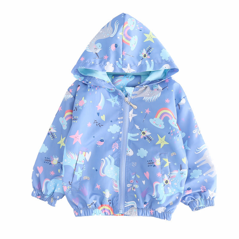 Spring And Summer Graffiti Jackets For Children And Babies