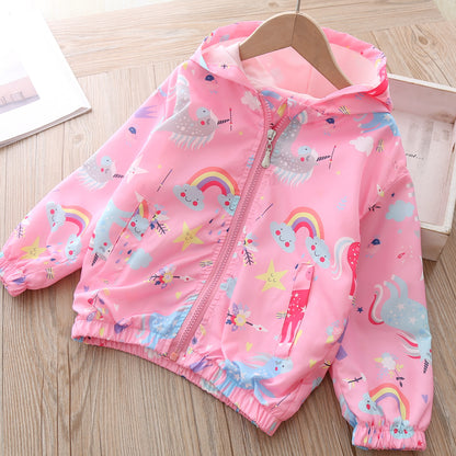 Spring And Summer Graffiti Jackets For Children And Babies