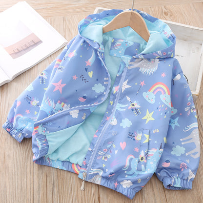 Spring And Summer Graffiti Jackets For Children And Babies