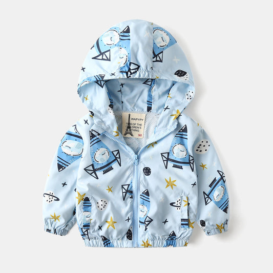 Children's Lightweight Boys' Hooded Jackets