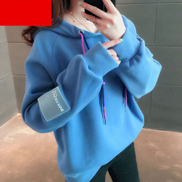 Women's Loose Fitting College Style Sweater