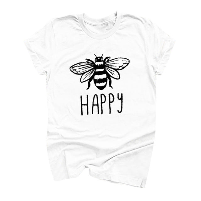 Bee print short sleeve