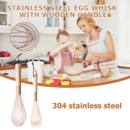 Rose golden hair egg mixer