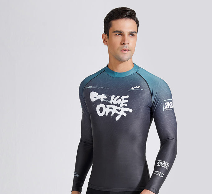 Swimming Suit Quick-drying Men's Long Sleeve
