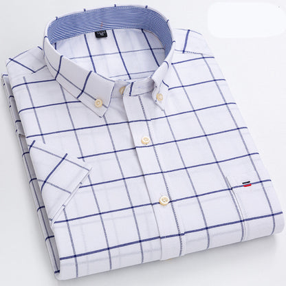 Summer Short-Sleeved Shirt Men