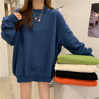Women's Fashion Solid Color With Fur Sweater