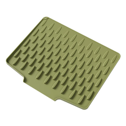 Silicone Drain Pad On Countertop Slope