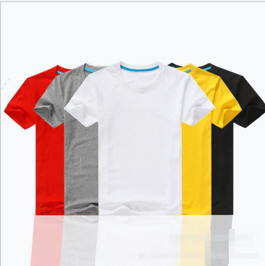 CVC Pure Cotton Men's T-Shirt Short Sleeve Big Size