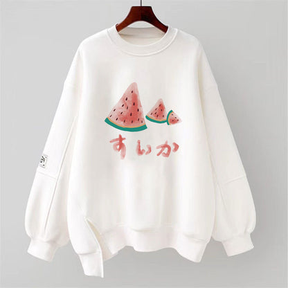Lazy Style Loose Long Sleeved Spring Student Top
