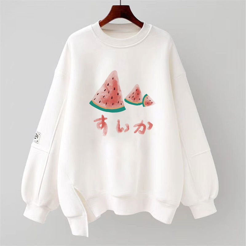 Lazy Style Loose Long Sleeved Spring Student Top