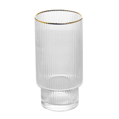 Household Phnom Penh Striped Glass Drinking Cup