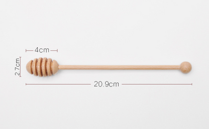 Wooden long handle honey coffee stirrer