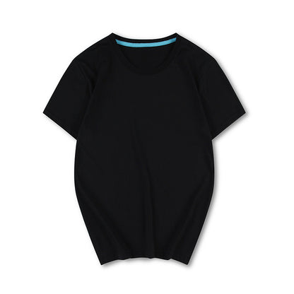 Cotton T-shirt with round neck