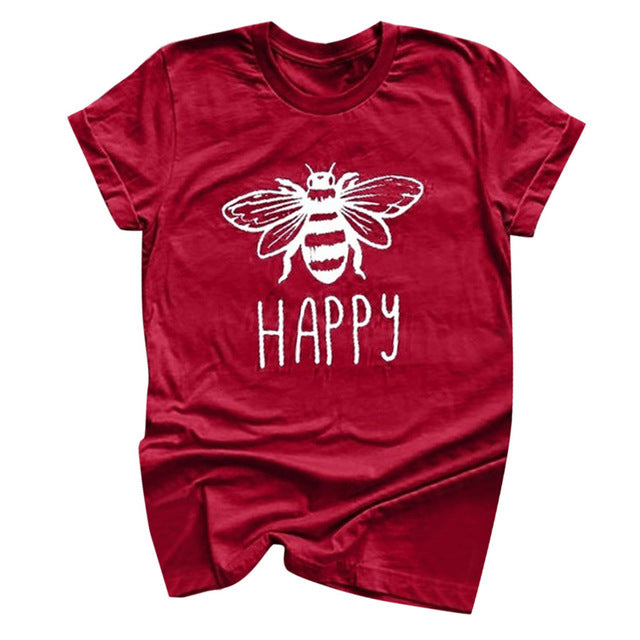 Bee print short sleeve