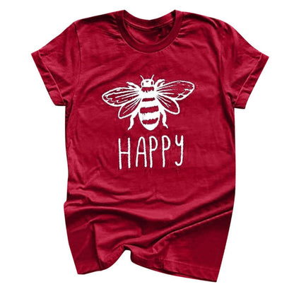 Bee print short sleeve