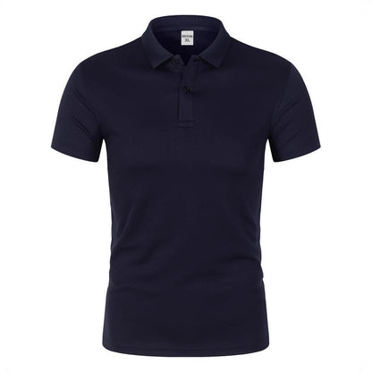 Quick-drying Polo Collar Work Clothes Simple And Comfortable Polo Shirt