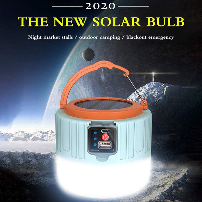 Outdoor LED solar charging remote control tent lamp