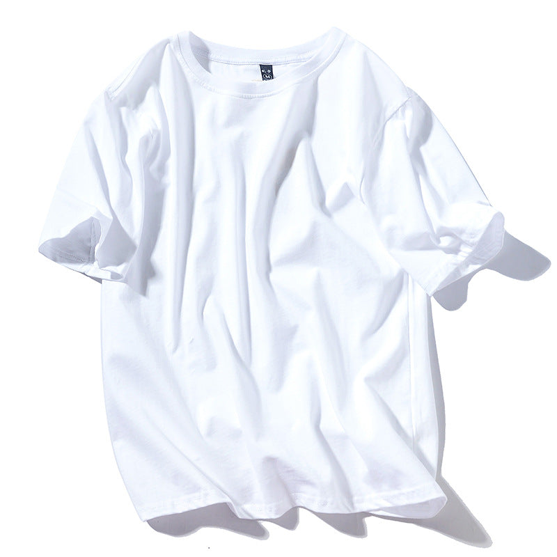 Casual round neck all-match basic short sleeve
