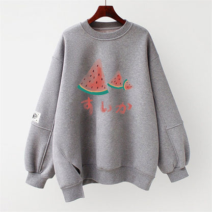 Lazy Style Loose Long Sleeved Spring Student Top