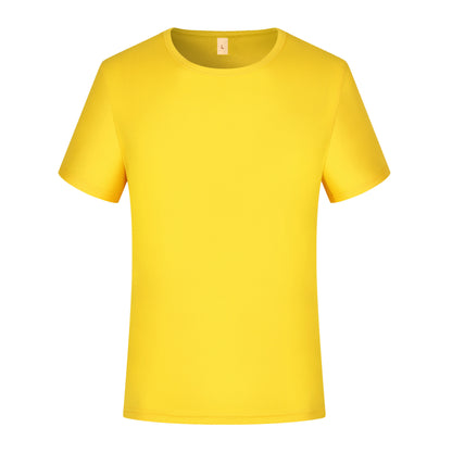 Summer Small Plaid Round Neck Short-sleeved Quick-drying T-shirt