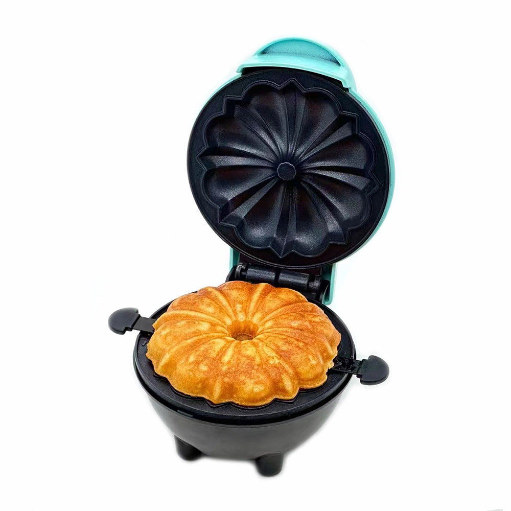 Mini Cake Maker, Portable Mini Bundt Cake Maker Double-Sided Heating, Electric Cupcake Makers For Breakfast, Cake, Snacks