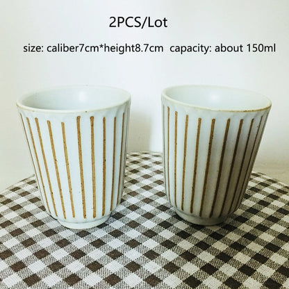 Handmade Stoneware Cup Retro Personality Tea Cup Art Cup