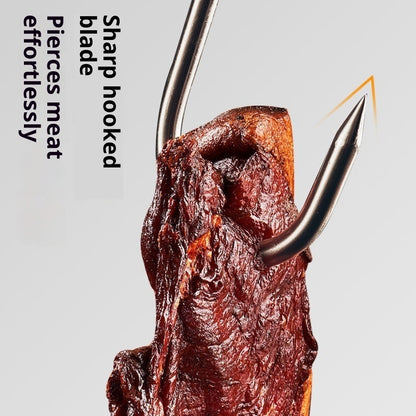 Bacon Hook Stainless Steel Pointed S Hook Multi-function Hook Artifact