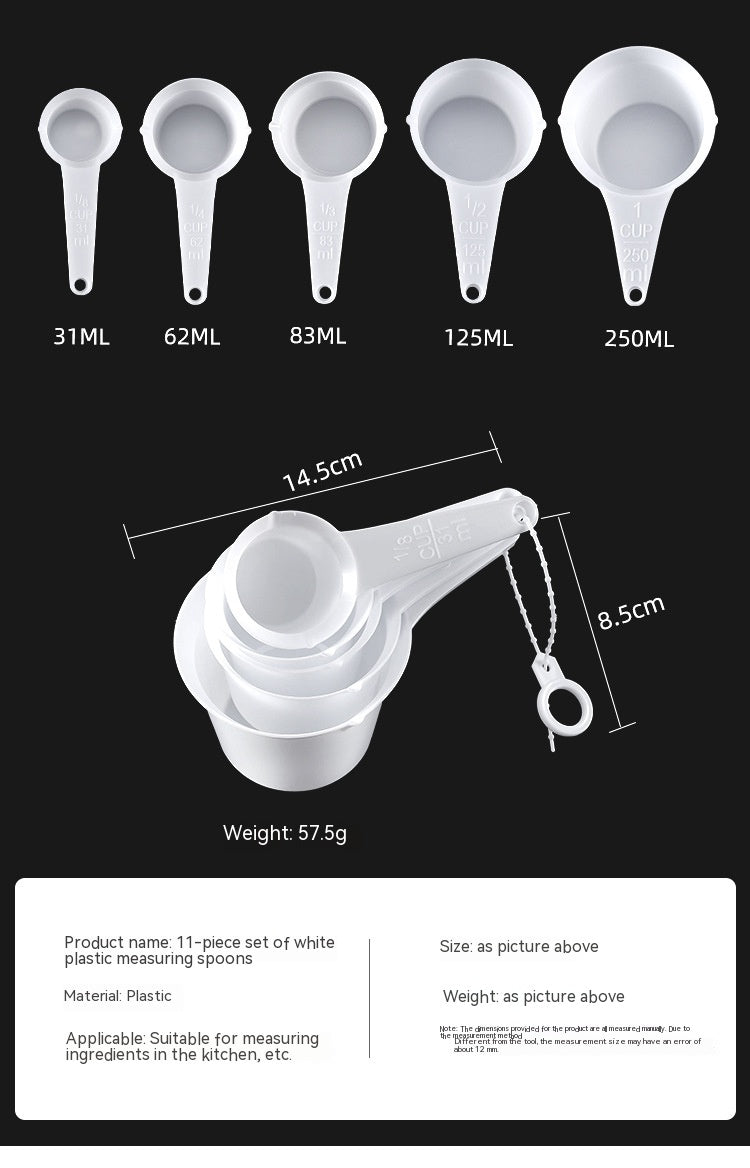 Baking Tool Plastic Measuring Spoon Measuring Cup Set