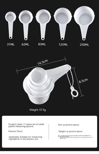 Baking Tool Plastic Measuring Spoon Measuring Cup Set