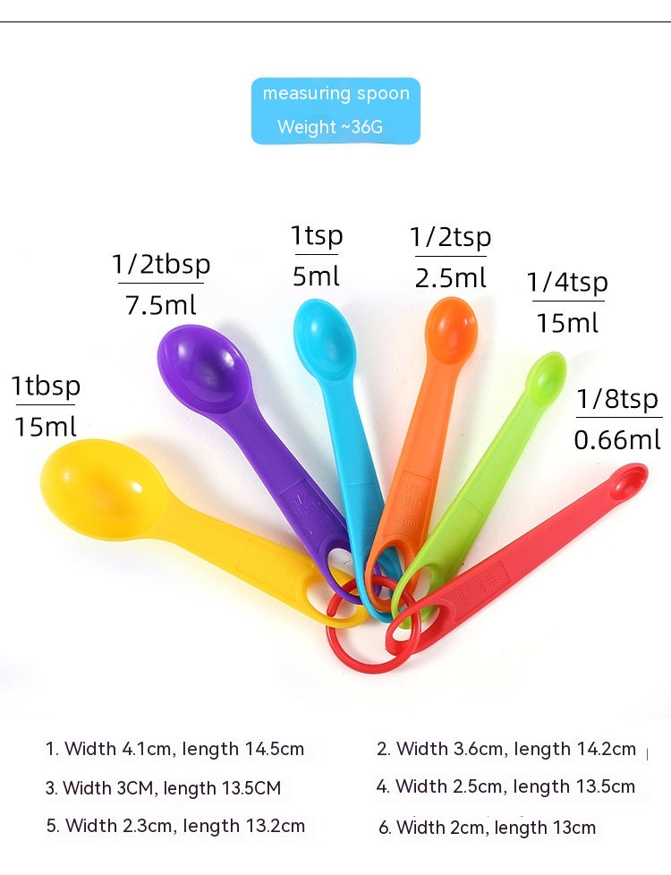 Baking Tool Plastic Measuring Spoon Measuring Cup Set