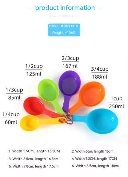 Baking Tool Plastic Measuring Spoon Measuring Cup Set
