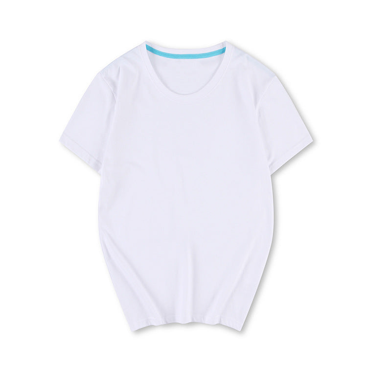 Cotton T-shirt with round neck