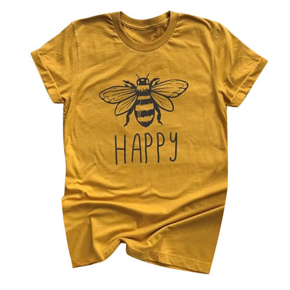 Bee print short sleeve