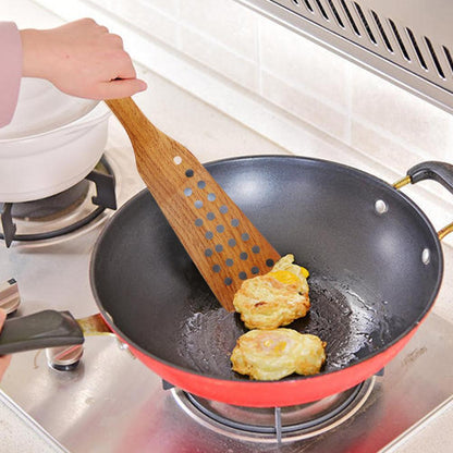 Special wooden spatula for non-stick pan