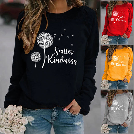 Animal Print Crew Neck Sweater