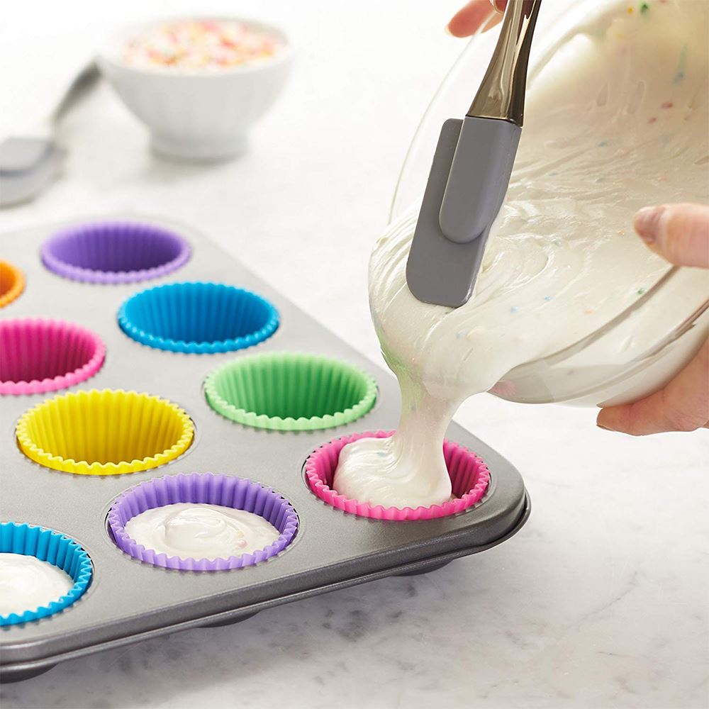 Muffin Round Silicone Baking Cup Cake Mold