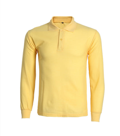 Long sleeve lapel t-shirt