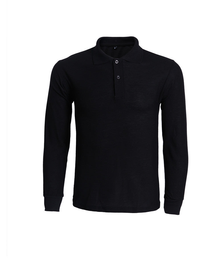 Long sleeve lapel t-shirt