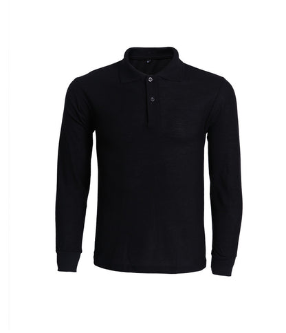 Long sleeve lapel t-shirt