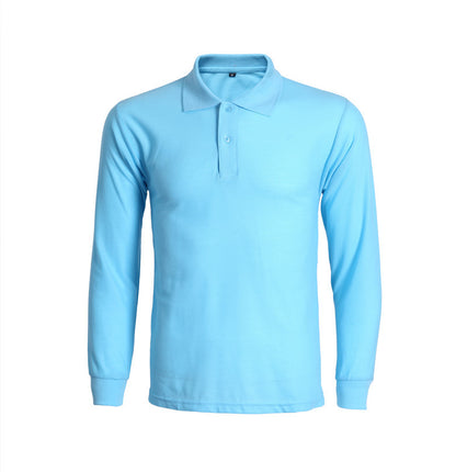Long sleeve lapel t-shirt