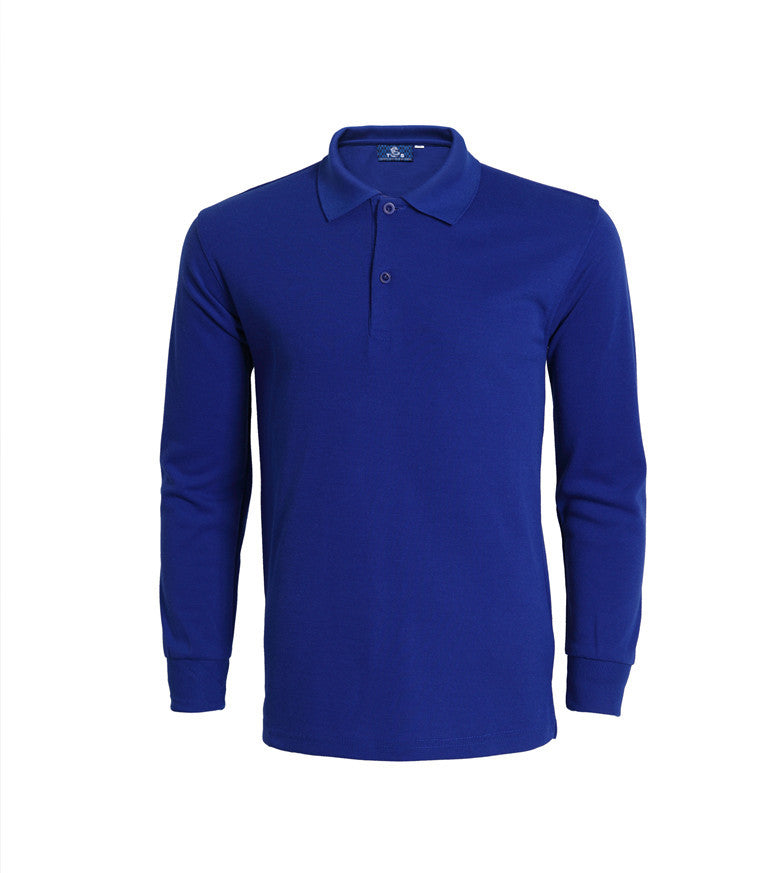 Long sleeve lapel t-shirt