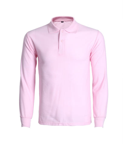 Long sleeve lapel t-shirt