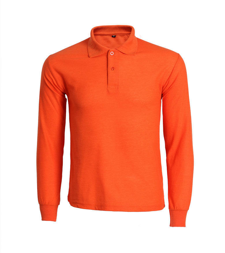 Long sleeve lapel t-shirt