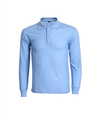 Long sleeve lapel t-shirt