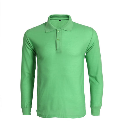 Long sleeve lapel t-shirt