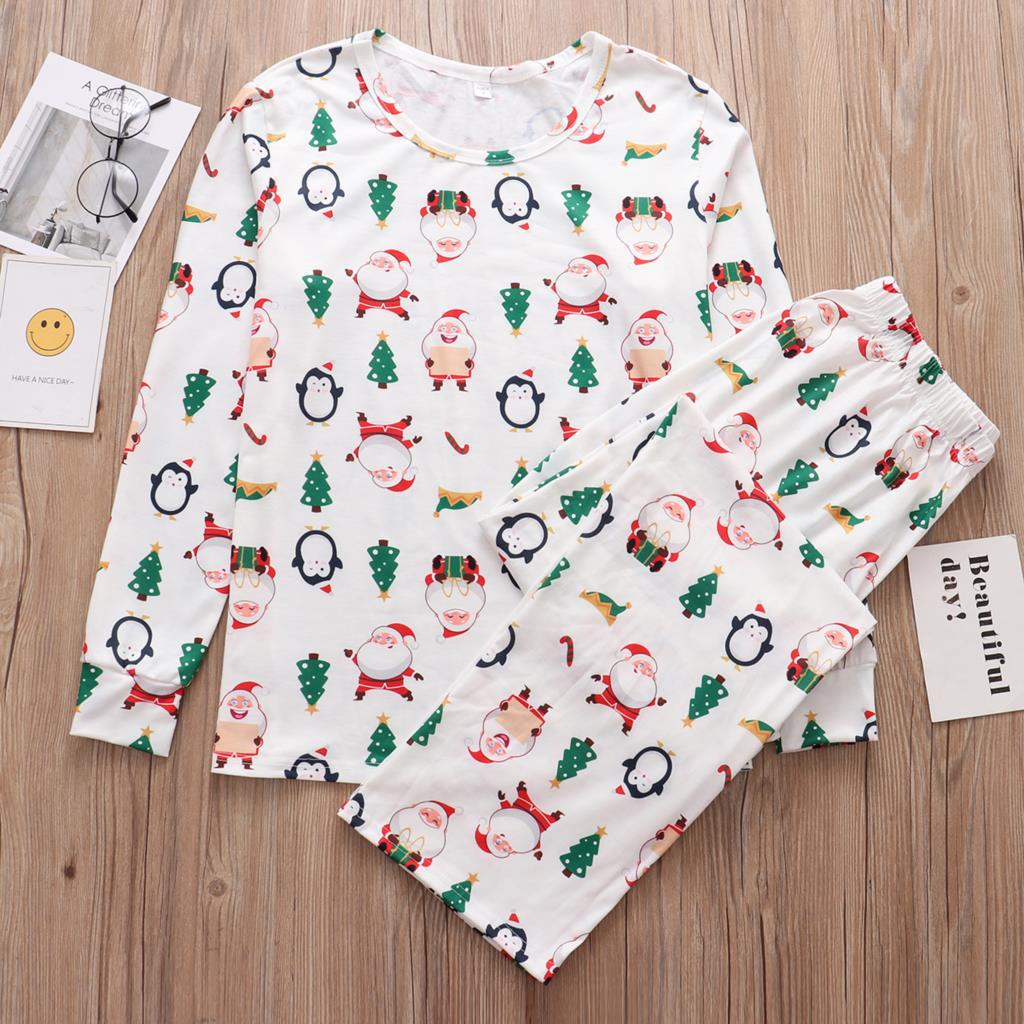 Christmas Santa Claus Print Parent-child Set